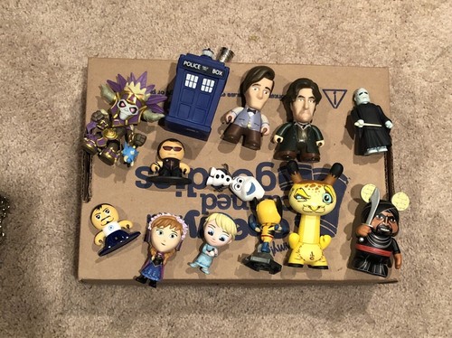 Lot Of 13 Small toys - BBC, Marvel, Titans, Funko, Microbot - Picture 13 of 13
