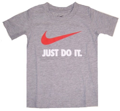 Nike Boys Size 4  6 or 7 Short Sleeve Athletic Cut T-Shirt  NWT  White or Gray - Picture 8 of 10