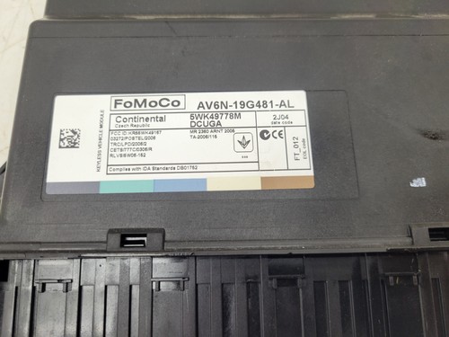 Ford Focus MK3 Keyless Zentralverriegelung Steuergerät AV6N-19G481-AL Bj 2012 - Bild 9 von 24