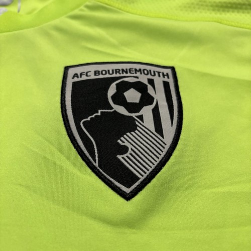 2015 JD Sports AFC Bournemouth Neon Green Footbll Soccer Jersey Youth Large EPL - Picture 5 of 14