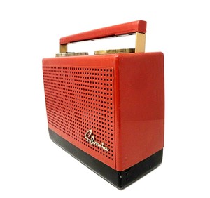 Vintage-Portable-Tube-Radio-Sylvania-433-AC-DC-power-w-cord