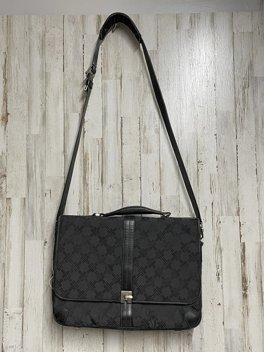 Tumi Signature Briefcase Laptop Bag Black 15.5