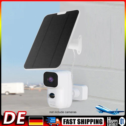 10W 5V wasserdichte Solarmodule Micro-USB-Ladegerät PET für Beleuchtung (weiß) H