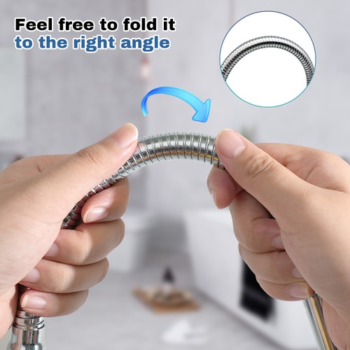 Kitchen Sink Faucet Waterfall Single Handle Swivel Pull Down Sprayer Mixer Tap - Picture 43 of 54