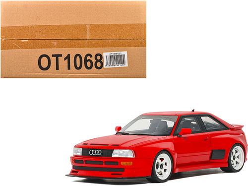 Audi 80 Coupe Prior Design 2021 Misano Red Limited Edition Otto Mobile 1/18 Car - Picture 6 of 6