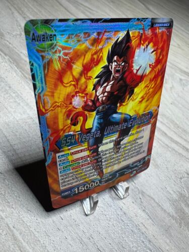 SS4 Vegeta Ultimate Evolution BT11-032 FOIL Dragon Ball Super Card Game NM - Picture 3 of 9