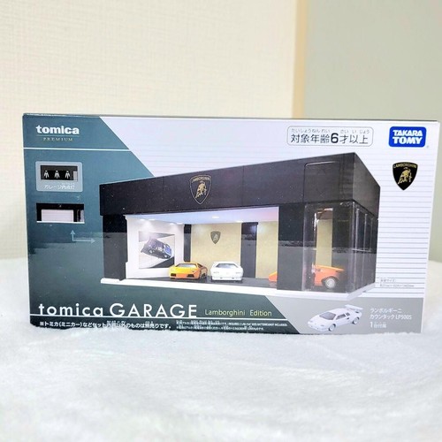 Tomica GARAGE Premium Black Edition / Lamborghini Edition - Takara Tomy NEW JPN - Picture 1 of 15