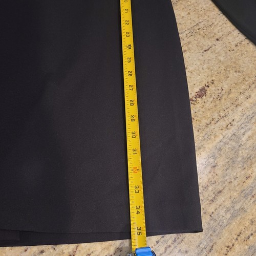 Calvin Klein Etuikleid mit Schleife Größe 8 schwarz Mini Reißverschluss Büro LBD Stretch - Bild 4 von 14