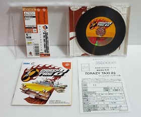 SEGA Dreamcast Crazy Taxi 2 Hitmaker Japan used video game NTSC-J HDR-0159 2001