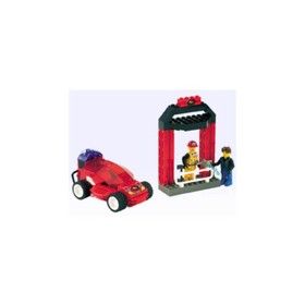 Lego 4 Juniors Fire Set 4621 Jack Stone Red Flash Station 100% complete 2002