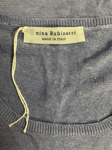 Neu mit Etikett Amina Rbinacci Pullover Set lila ärmellos Oberteil Paillettenbesatz Cardigan 48 12 - Bild 21 von 23