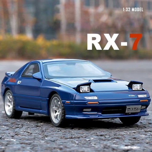 1:32 Mazda RX7 FC Initial D Modelo Coche Diecasts Coleccionista Regalo - Imagen 5 de 14