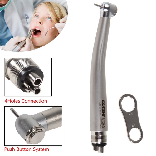 Dental Surgical High Speed Handpiece Air Turbine Push Button 4 Holes NSK Style - Picture 8 of 40