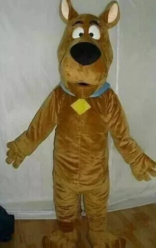 L|scooby-doo Perro Marrón Mascota Disfraz Juegos con disfraces Traje para Adulto Vestido Elegante Regalo Foto 2 de 3