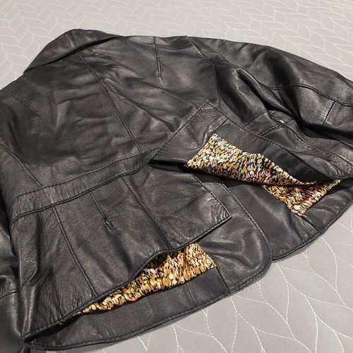 Wilsons Leder Damen SMALL Jacke Cropped Schößchen belüftet VINTAGE Y2K - Bild 6 von 22
