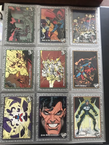 Skybox Return Of Superman Trading Cards Limited Edition Set With Binder - Picture 11 of 12