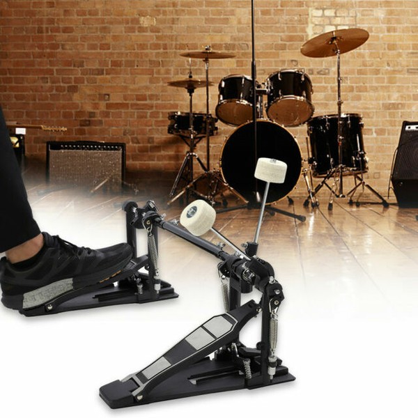 Durable Drums Pedal Double Bass Dual Foot Kick Percussion Drum Set