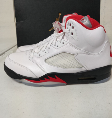 ★Air Jordan 5 Retro Low Golf Fire Red Silver Tongue★ Jordan Air Jordan 5 Low Golf 
