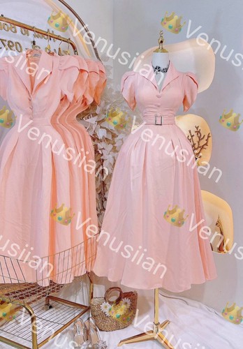 FLORAL MAXI DRESS VINTAGE STYLE DRESSSUMMER FASHION CLOTHES DRESSES - Picture 11 of 19