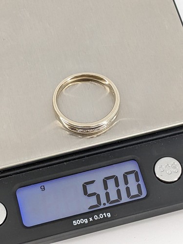 14KT White Gold 5.00 Grams Men's Diamond Ring (14pts tw) Size 8.5 - Picture 10 of 14