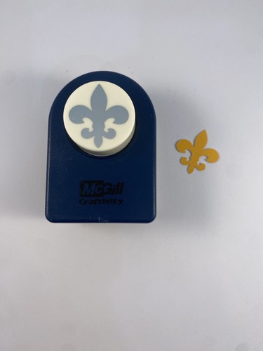 Fluer-De-Lis Large Craft Punch McGill Creativity 1.25” Fluer-De-Lis - Picture 2 of 2