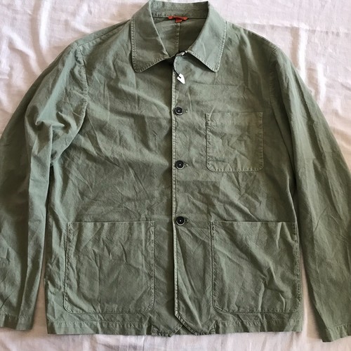 BARENA MADE IN ITALY HERREN OVERSHIRT VISAL GARZATO GREEN DRAB GR. 54 EU - 44 US - Bild 1 von 8