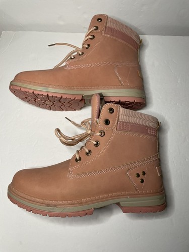 Women’s New Pink Construction Boots Size 8.5 1in Heel No Brand Name. (11) - Picture 8 of 16