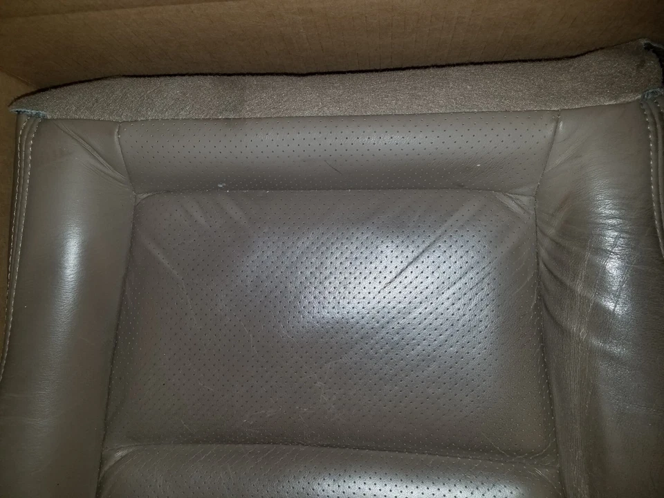 Cojín de cuero marrón inferior izquierdo Acura MDX 2001 2002 2003 01 02 03 Foto 2 de 4