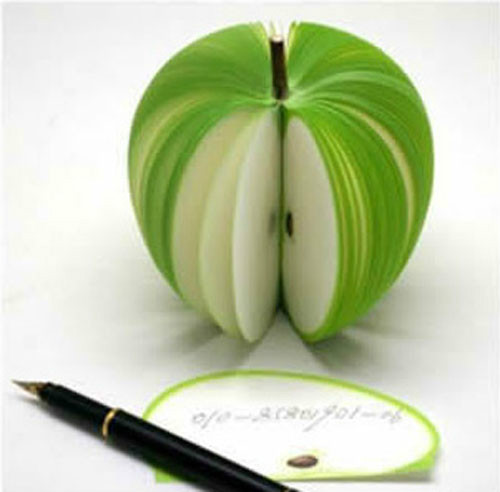 3D Memo Pad Notepad Post Note Pad Scratch Paper Fruit Shape Pear Lemon 6 Shapes - Bild 8 von 15