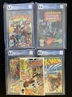 Lot of 5 Vintage Marvel Key Comic Books CGC X-Men Wolverine  Secret Wars