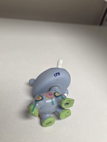 Littlest Pet Shop 1850 LPS authentisches blaues Nilpferd Wolke Wanderung Blythe - Bild 3 von 3