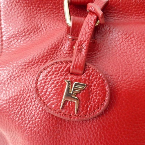 TRENT NATHAN Leather Loafers Size 39 & Red Leather Tote Bag - Picture 5 of 24