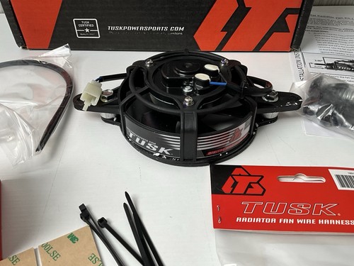 Tusk Digital Radiator Fan Kit Universal Compatible with Dirt Bike & Motorcycles - Picture 3 of 12