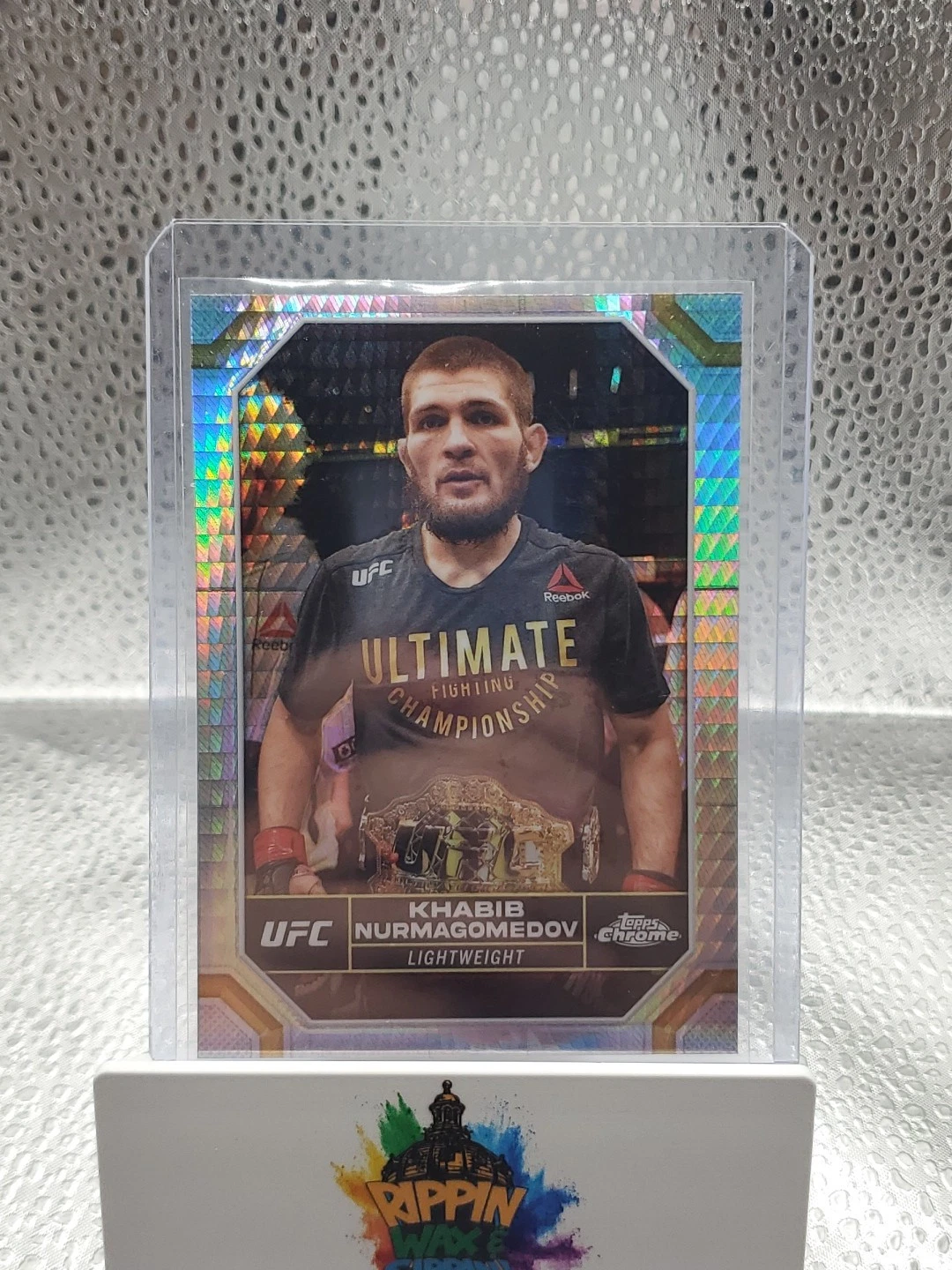 2024 Topps Chrome UFC Prism Refractor 112 Base Khabib Nurmagomedov U71