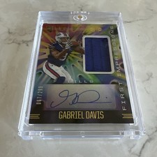 Panini 2020 Illusions First Impressions Auto RC Gabriel Davis #139/299 Bills