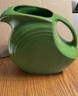 vintage Fiesta pottery disc water pitcher