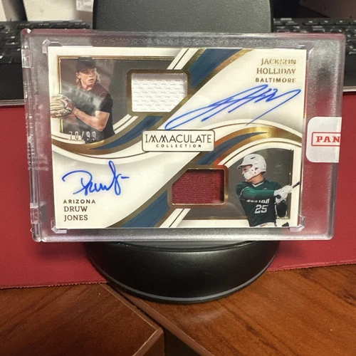 2023 Panini Immaculate Jackson Holliday/ Druw Jones Dual Auto /99 #DMS-HJ
