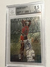 1998 METAL UNIVERSE #1 MICHAEL JORDAN - GRADED 8.5 NM/MT BECKETT / HOT ITEM !!