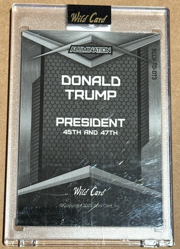 Donald Trump 2025 Wild Card Alumination MAGA National Pack Kaleidoscope #1/1 - Bild 2 von 2