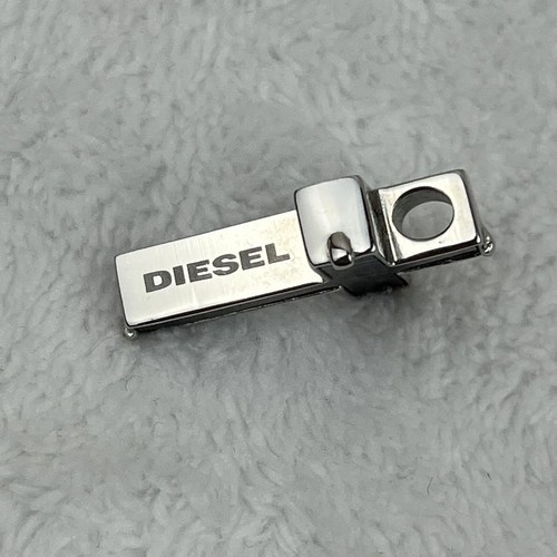 Diesel Men Stainless Steel Necklace Cross Mohawk Hoop Length 65cm Luxury Casual - Afbeelding 8 van 9