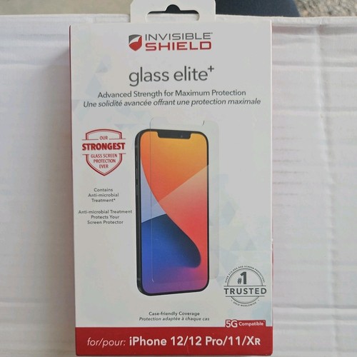 Protector de pantalla ZAGG InvisibleShield Glass Elite+ Plus para iPhone 12 Pro/11/XR