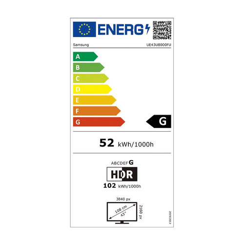 Samsung 55"Crystal UHD UE55U8072FUXXH Vision AI Smart TV 2025 Garanzia 2 anni - Foto 7 di 7