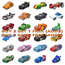 Disney Pixar Cars Lightning McQueen 1:55 Diecast Metal Car Toys Gift Boy Loose