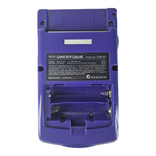 Nintendo Game Boy Color Handheld Console CGB-001 Purple Violet (Boxed) - Picture 9 of 10