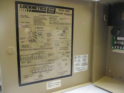IR LOCKNETICS 510xEIR Access Control Commercial Door Hardware Power Supply