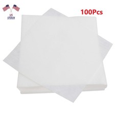 100Pcs 5*5cm Anti-static Lint-free Wipes Dust Free Paper Fiber Optic Tools W