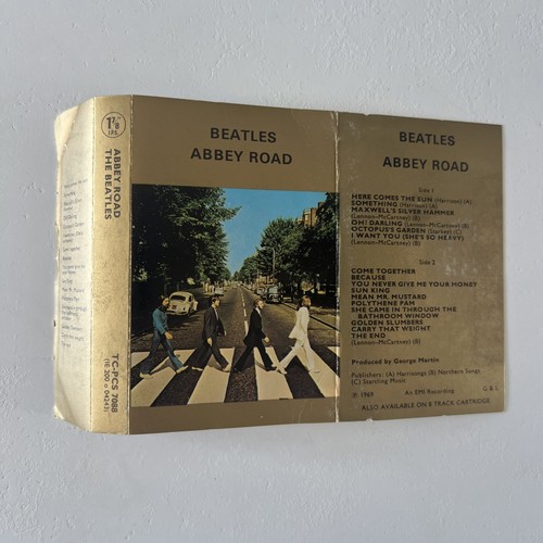 The Beatles - Abbey Road - 1970 UK Cassette w/Yellow Paper Labels TC-PCS 7088 - Picture 6 of 7