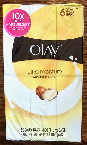 Olay Ultra Moisture Shea Butter Soap 23 Bar Discontinued Original Formul NEW 4oz - Picture 2 of 9