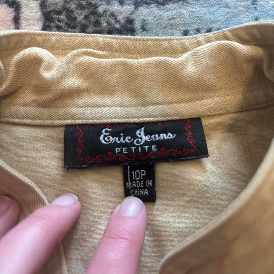 Yellow Eric Jeans button-up jacket jacket - image 2