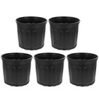  5pcs Gardening Plastic Flower Pots Flower Planters Garden Plant Pots Garden